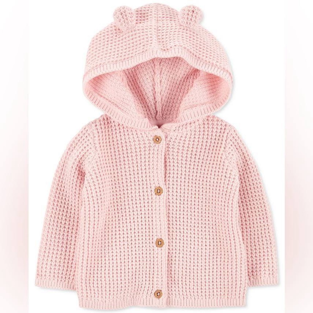 Carter’s Hooded Bear Baby Girl Cardigan